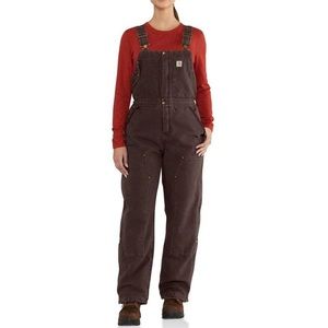 Carhartt Weathered Duck Wildwood Bib Overalls